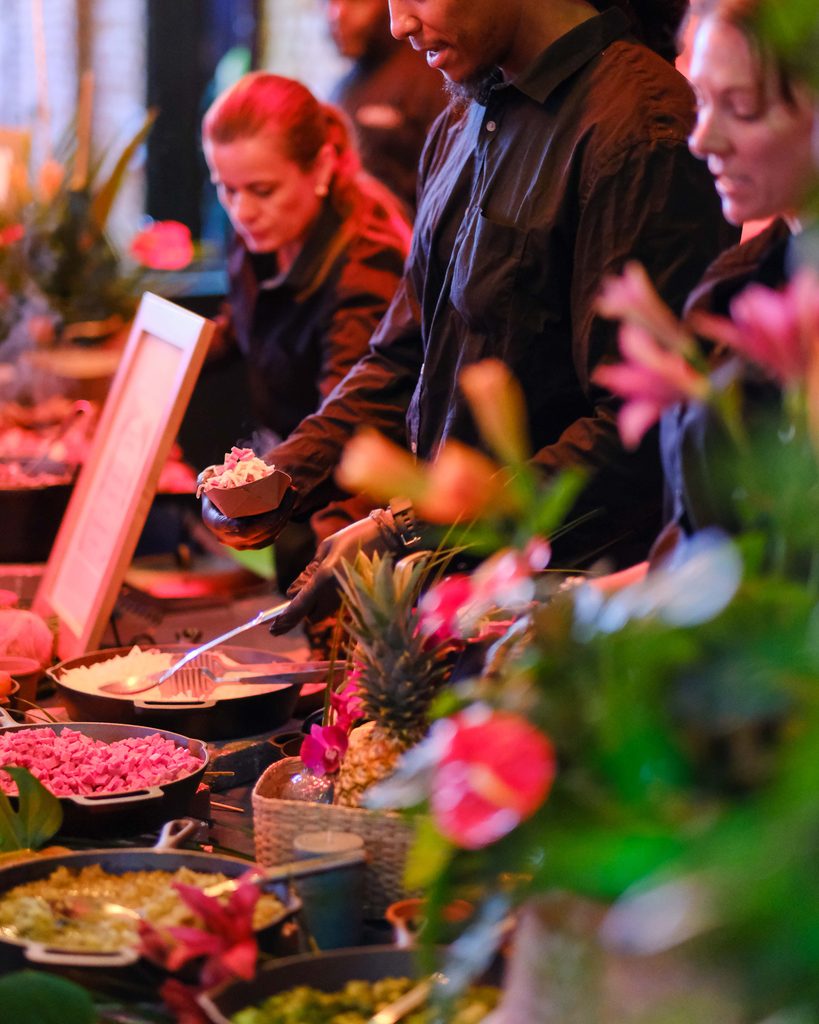 Cuban Fries interactive food station at a large event catered by Good Food Events + Catering in Tampa
