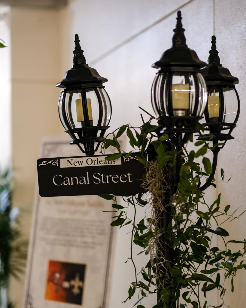 New Orleans themed gala catered by Good Food Events + Catering in Tampa